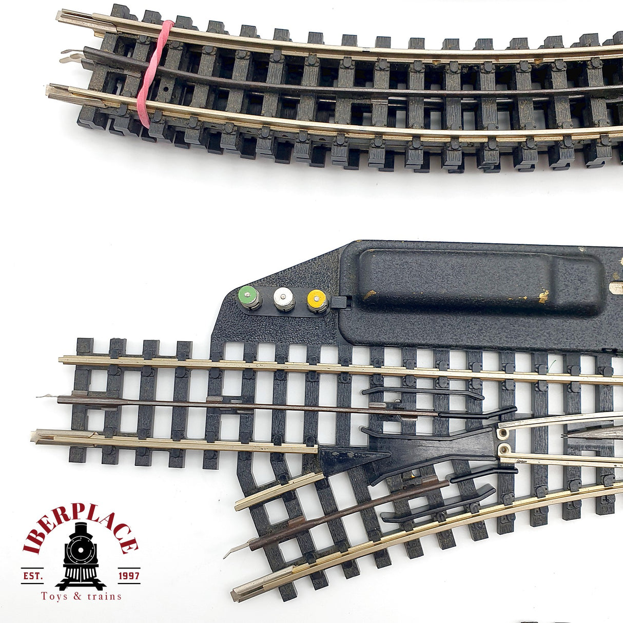 ♻️ 22x Trix Express 3 carriles DC vias curvas rectas y desvios H0 escala 1:87
