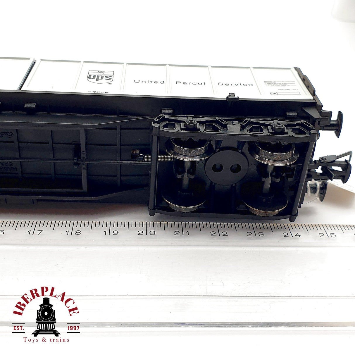 ♻️ DC Electrotren 5551K vagón cerrado UPS DB 026 2 222 H0 escala 1:87