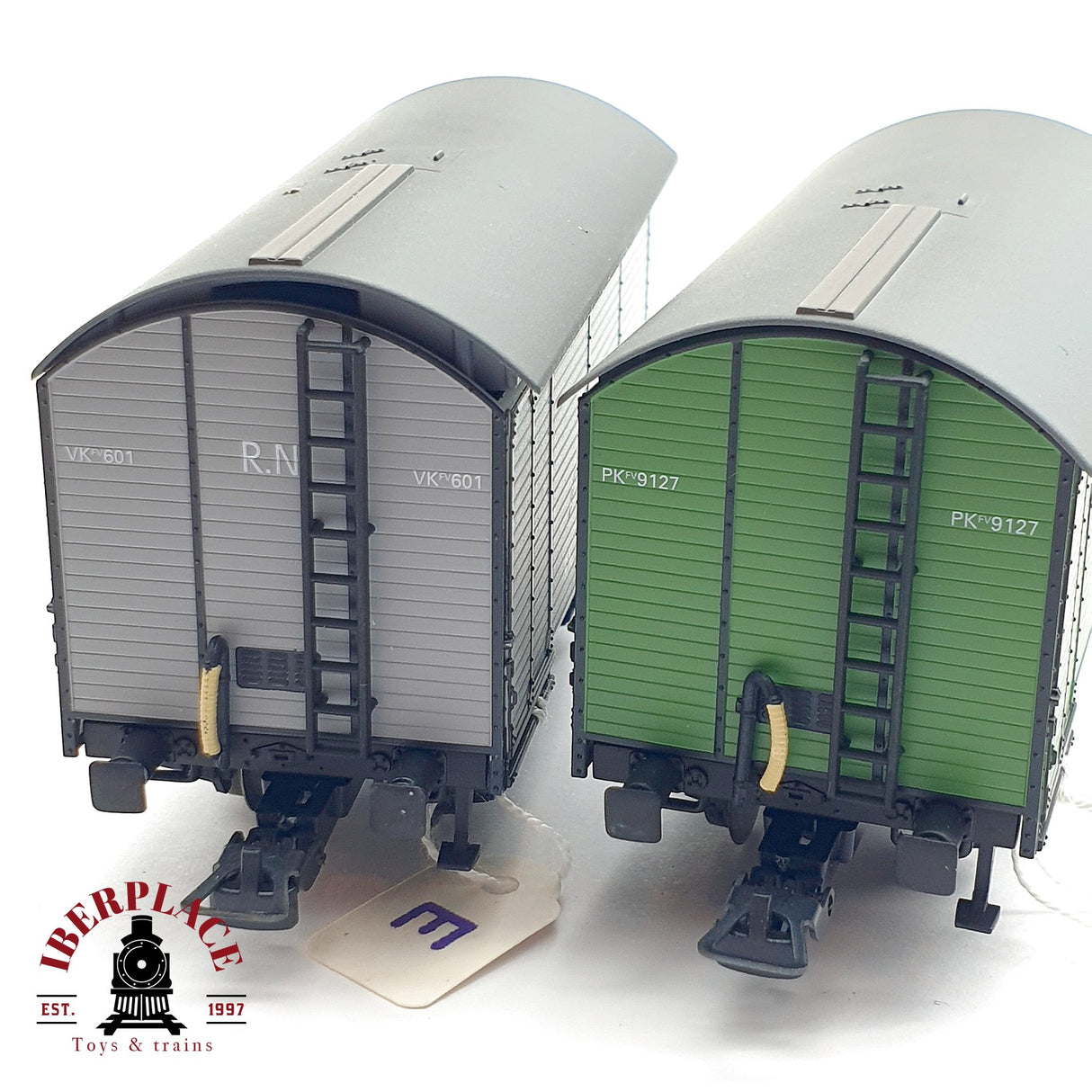 ♻️ DC Electrotren Matey 003 par de vagones cuba RENFE serie VK PK H0 escala 1:87
