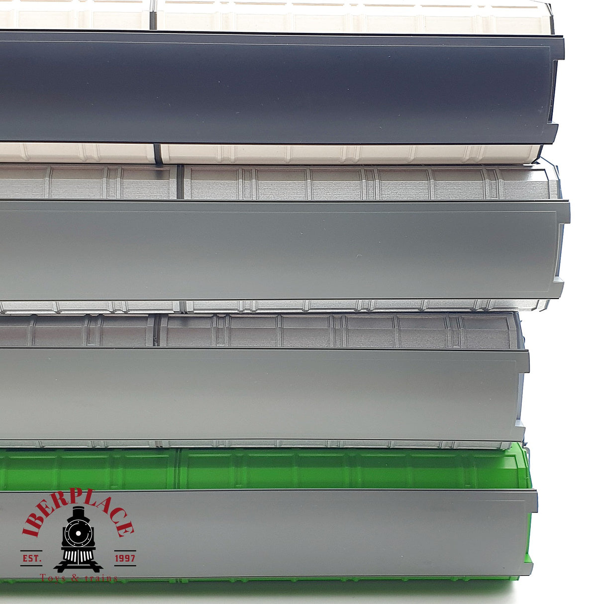 ♻️ 4x Märklin vagones de paredes deslizantes EPA, cargo Domizil SBB H0 escala 1:87