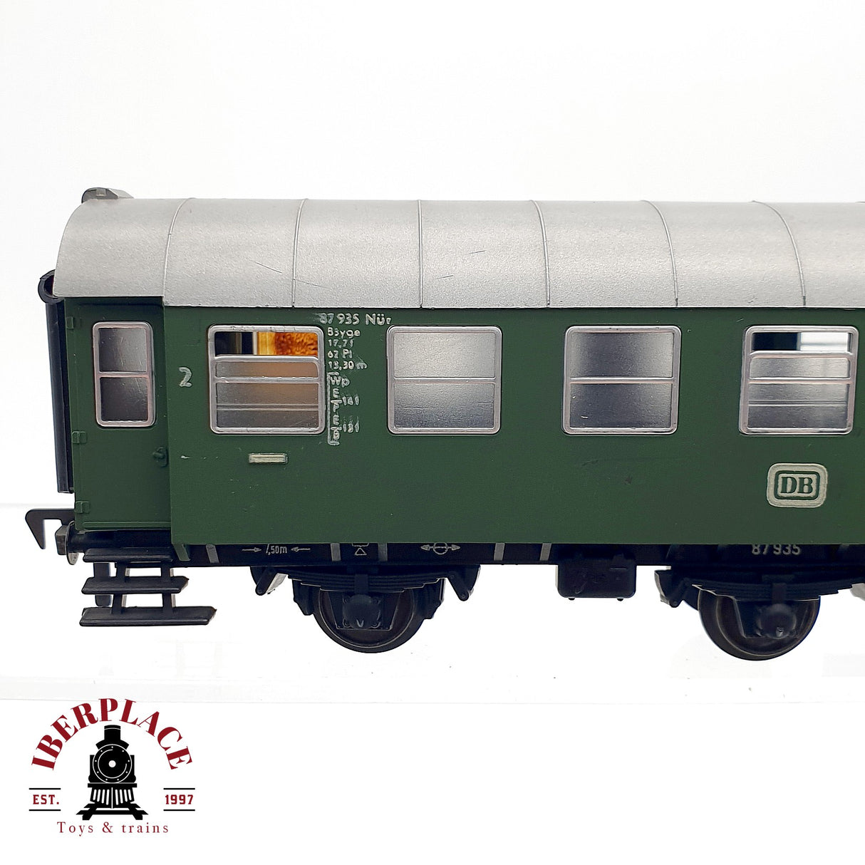 ♻️ DC 5x Fleischmann vagones pasajeros DB clase 2 con luz H0 escala 1:87