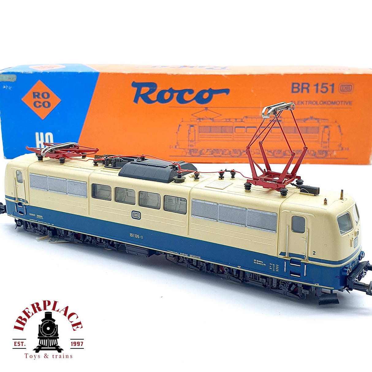 ♻️ RESTAURAR DC Roco 04132A Locomotora BR 151 DB H0 escala 1:87