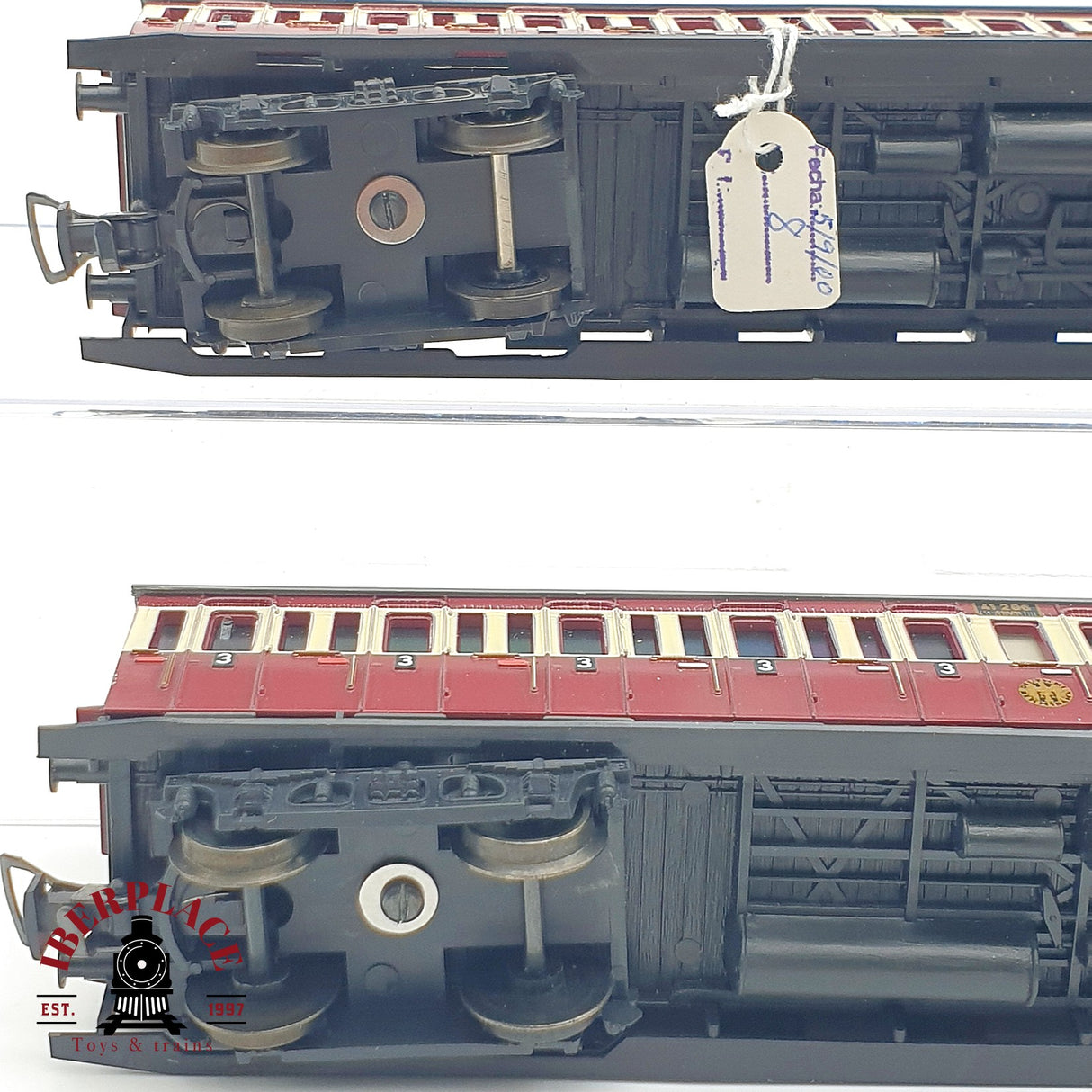 ♻️ DC 2x Liliput vagones pasajeros DRG 41286 H0 escala 1:87