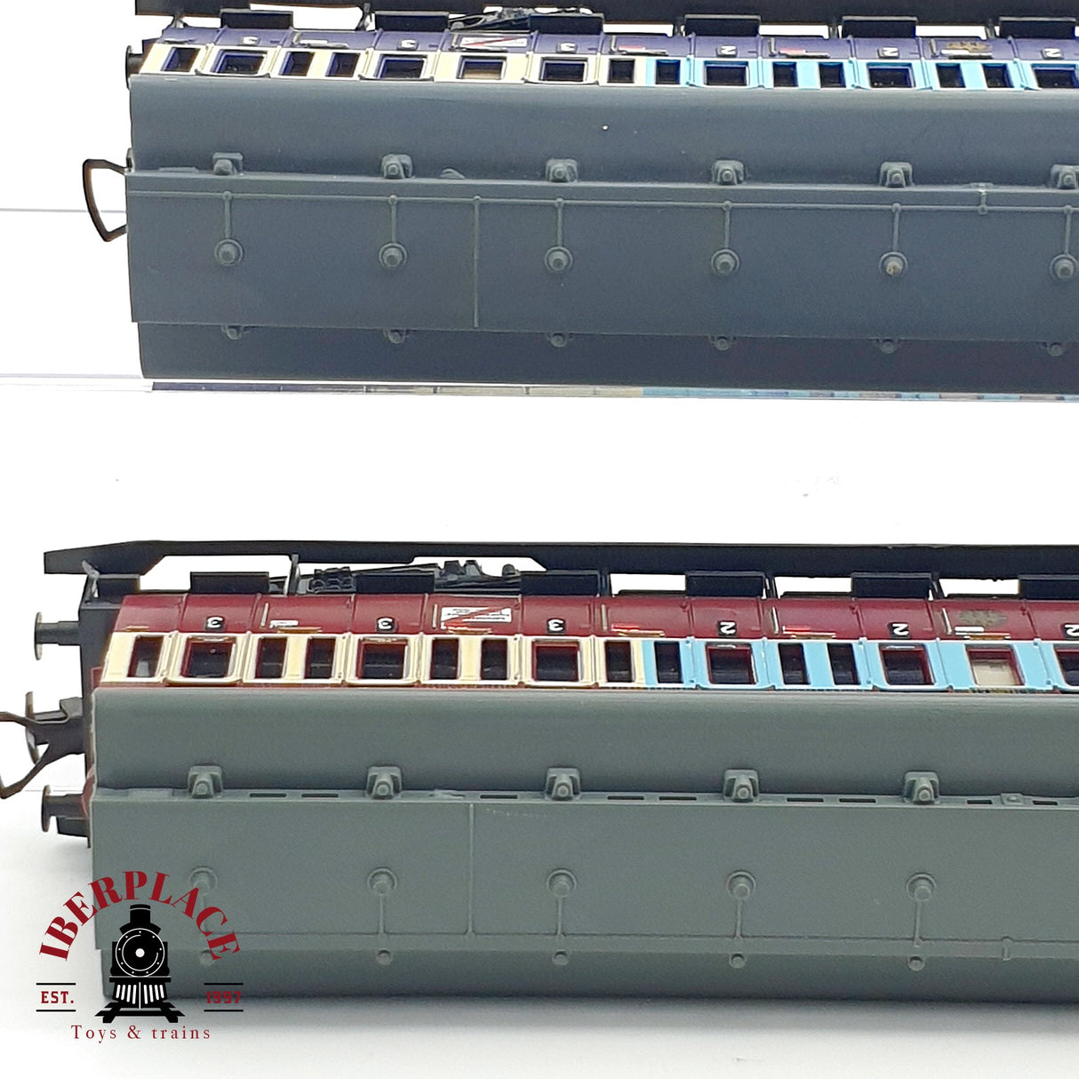 ♻️ DC 2x Liliput vagones pasajeros DRG 30391 H0 escala 1:87