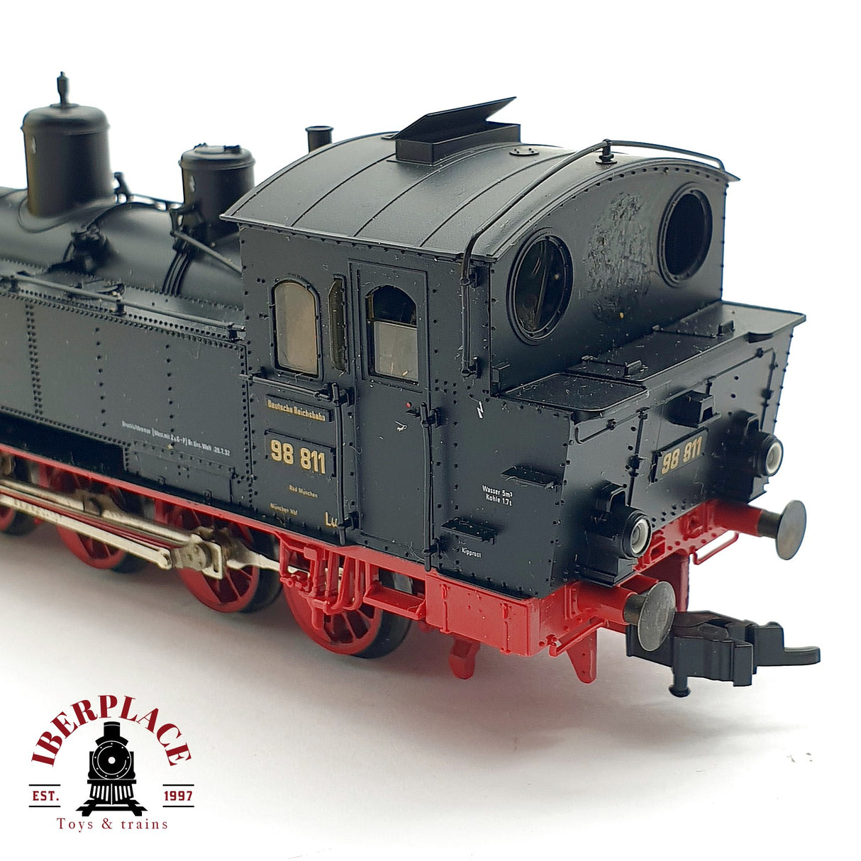 ♻️DC Fleischmann 4098 Locomotora BR 98 811 DR Negra H0 escala 1:87
