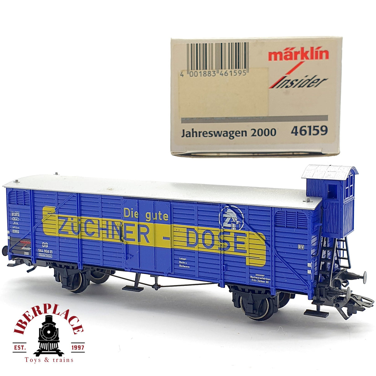 ♻️ AC Märklin 46159 vagón mercancias züchner dose DB 564 958 H0 escala 1:87