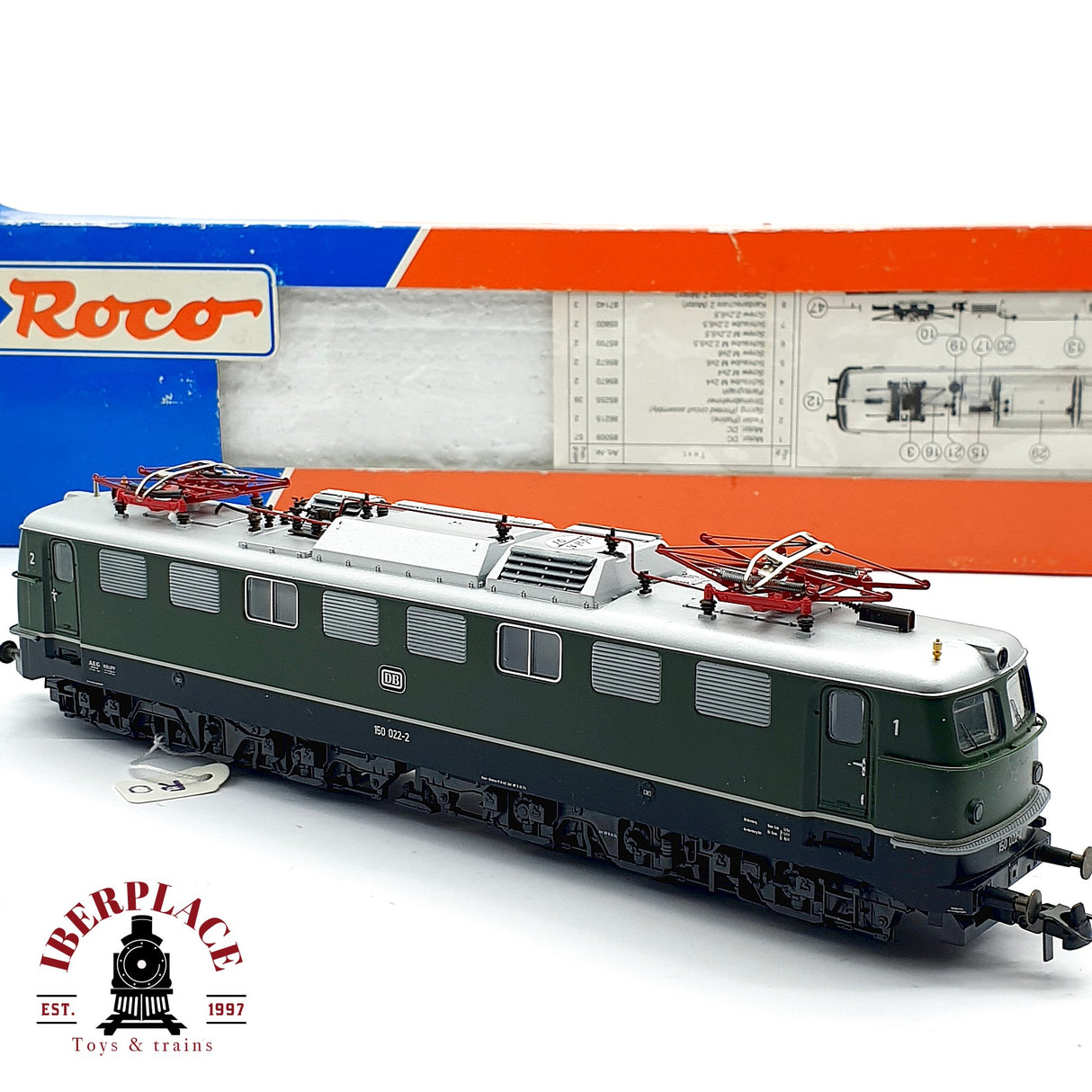 ♻️ AC Roco 43924 Locomotora BR 150 022-2 DB H0 escala 1:87