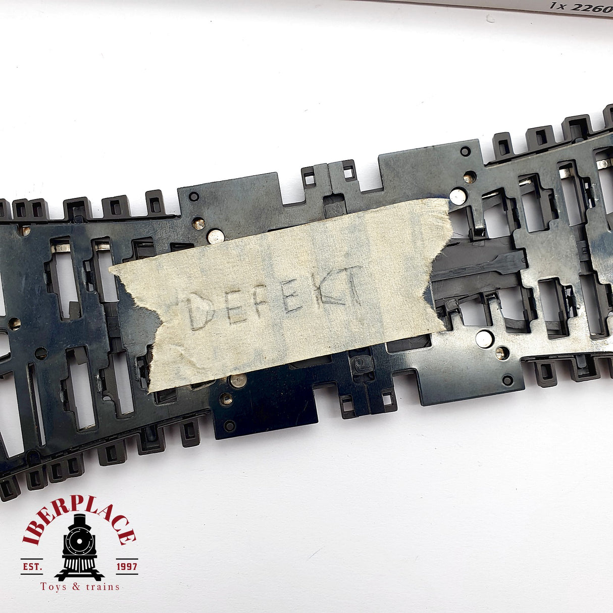 ♻️ DEFEKT Märklin 2260 Travesía de unión doble 168,9 mm sistema K H0 escala 1:87