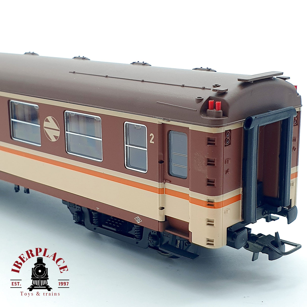 ♻️ DC Electrotren 5053K Coche estrella 2da clase BB1 5297 H0 escala 1:87