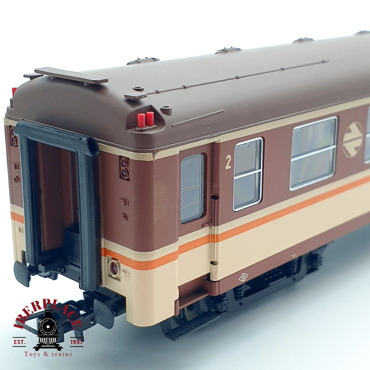 ♻️ DC Electrotren 5053K Coche estrella 2da clase BB1 5297 H0 escala 1:87