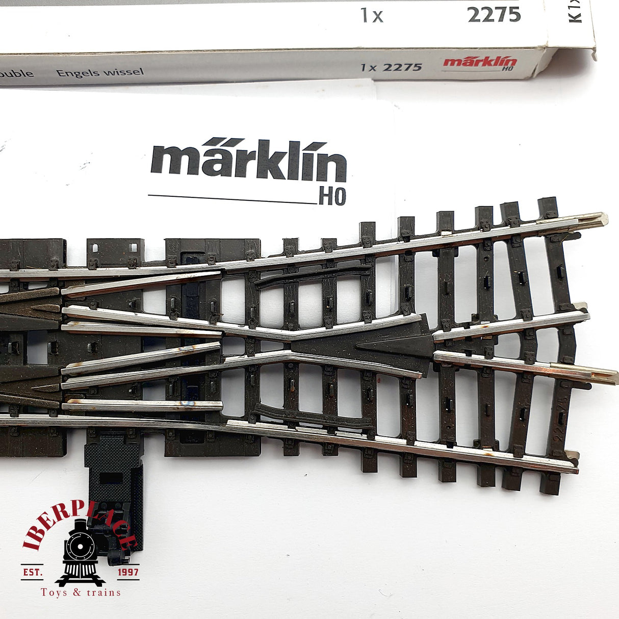 ♻️ Märklin 2275 travesía de unión doble longitud 225 mm H0 escala 1:87