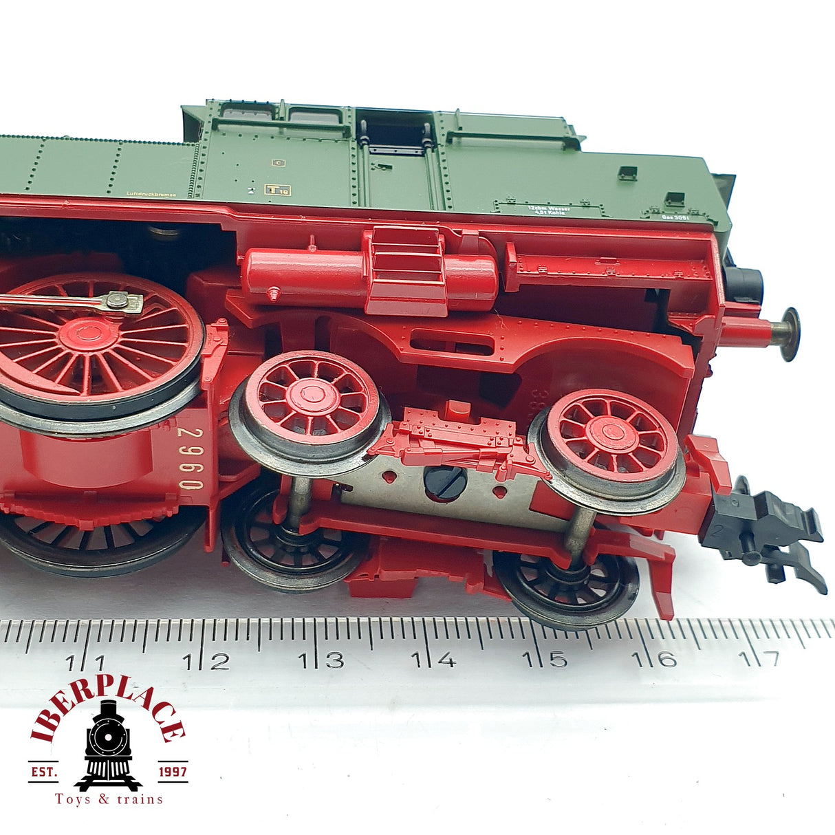 ♻️ DC Fleischmann Locomotora K.P.E.V 8957 verde H0 escala 1:87