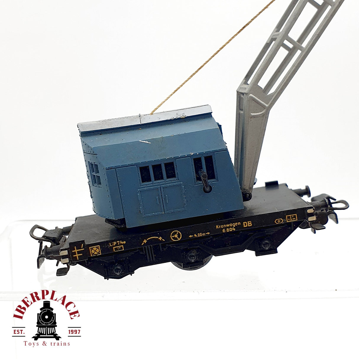 ♻️ 5x Märklin vagones grúa 6804 DB para repuestos o restaurar H0 escala 1:87
