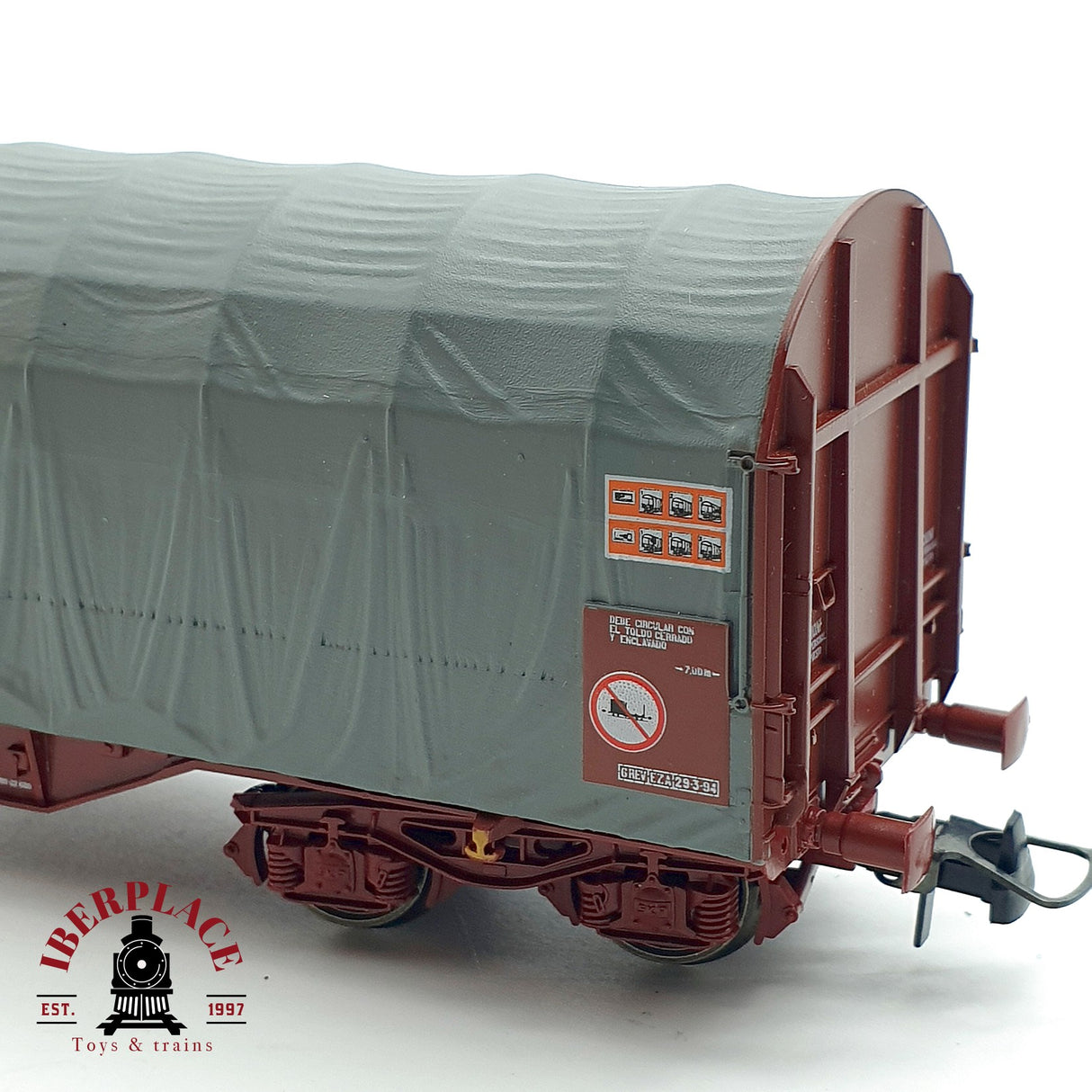 ♻️ DC Roco 46769 vagón mercancía RENFE 4774019 H0 escala 1:87