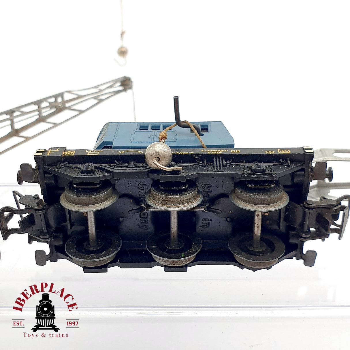 ♻️ 5x Märklin vagones grúa 6804 DB para repuestos o restaurar H0 escala 1:87