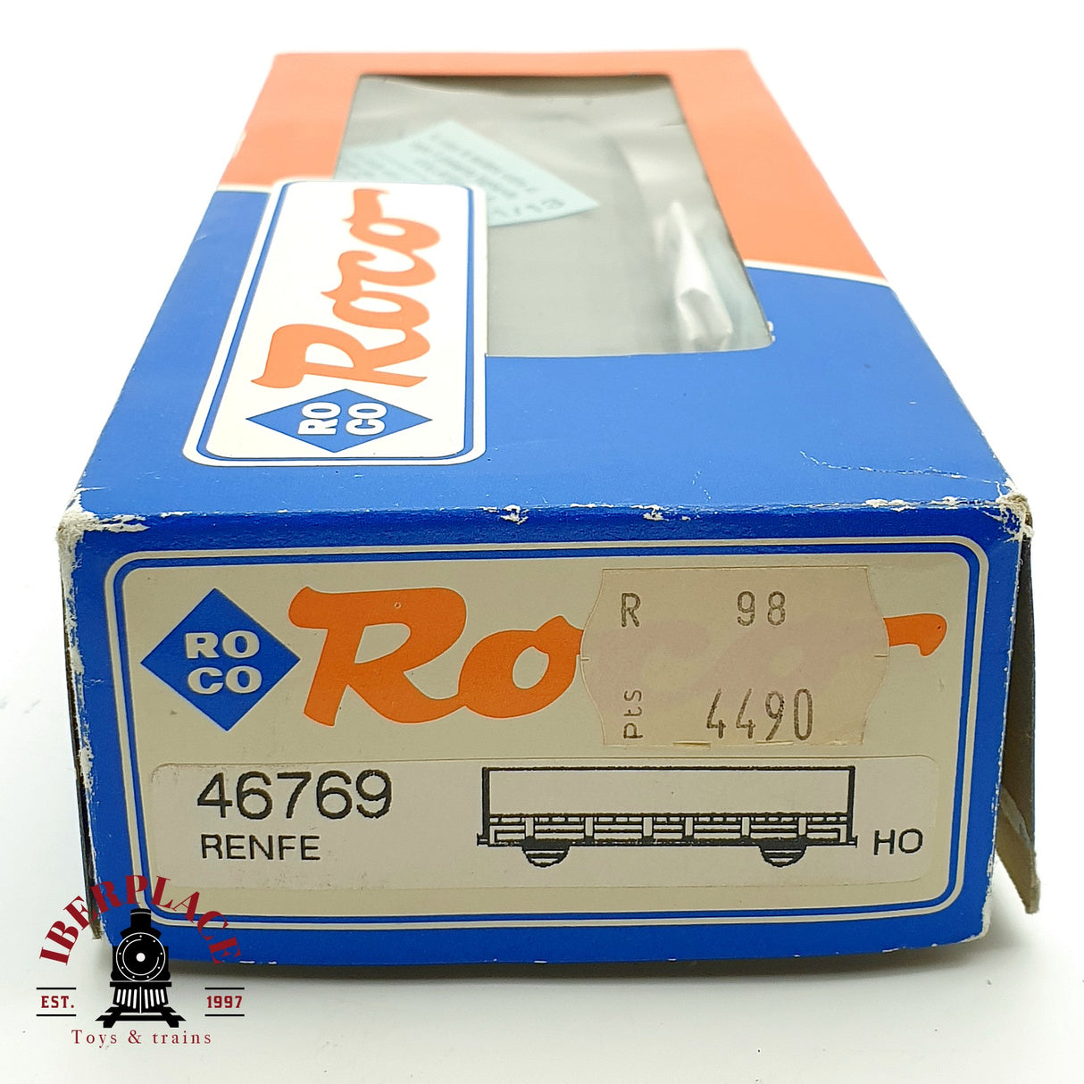 ♻️ DC Roco 46769 vagón mercancía RENFE 4774019 H0 escala 1:87 2/2