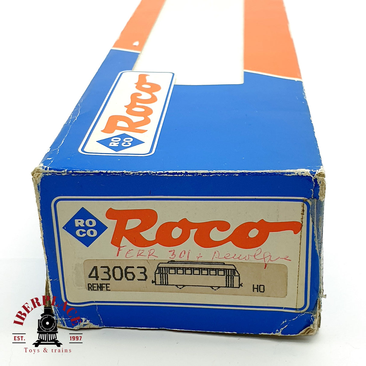 ♻️ DC Roco 43063 Remolques de automotor RENFE FRI 301 H0 escala 1:87