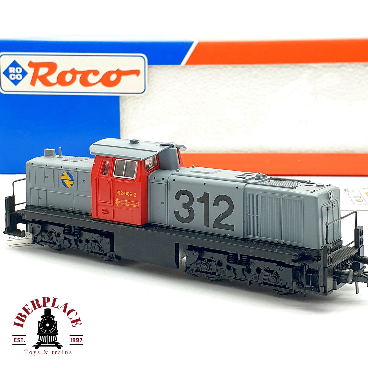 ♻️ DC Roco 43457.1 Locomotora RENFE 312 005-2 H0 escala 1:87