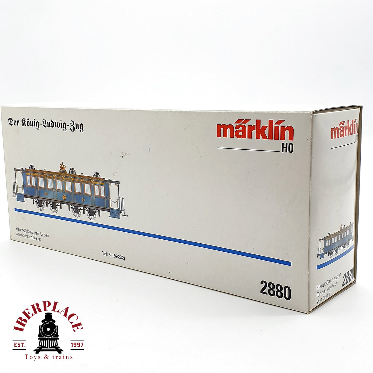 ♻️ Märklin 2880 Vagón salón para los más distinguidos numero 3 (89282) H0 escala 1:87 A28