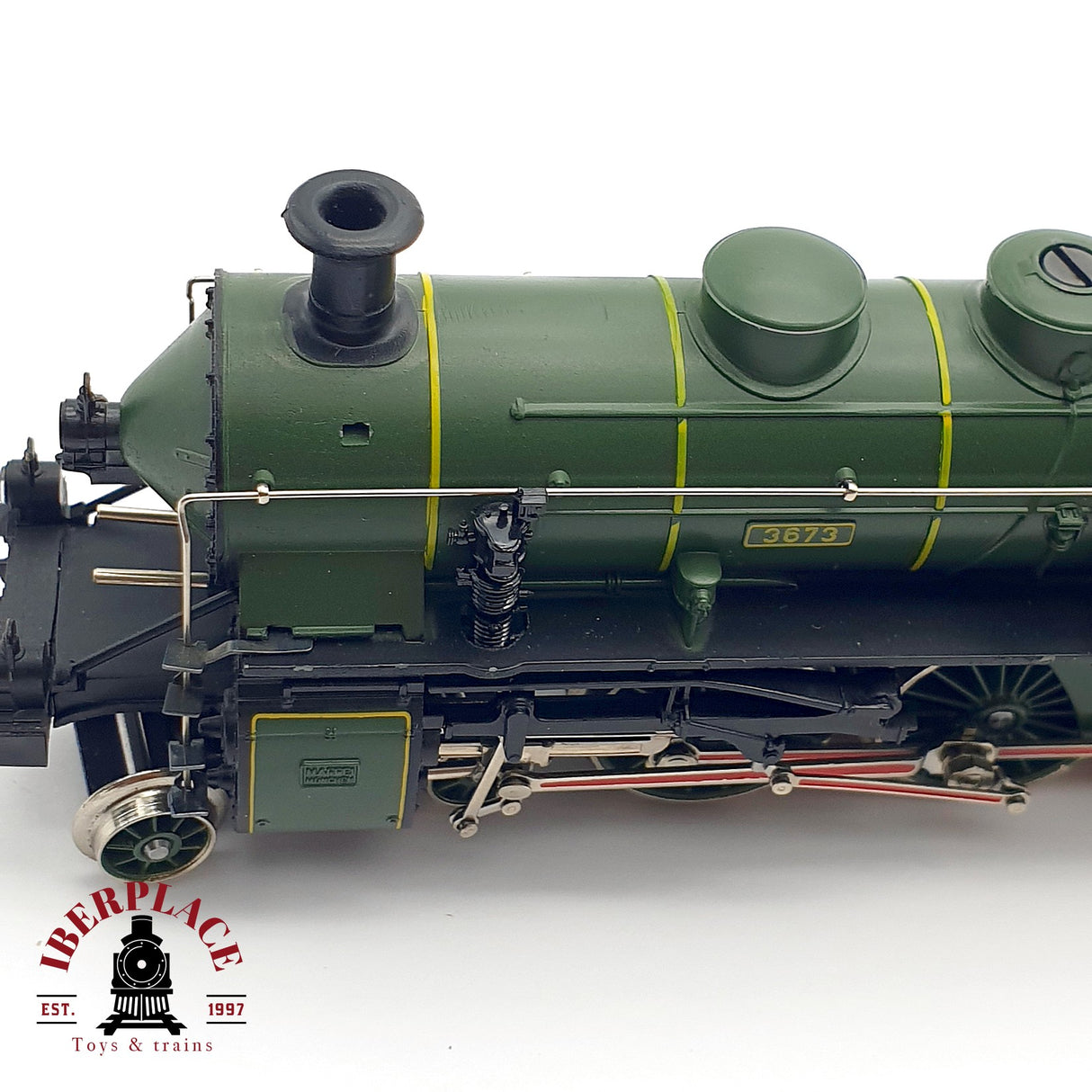 ♻️ AC Märklin Locomotora K.Bay.Sts.B 3673 verde H0 escala 1:87