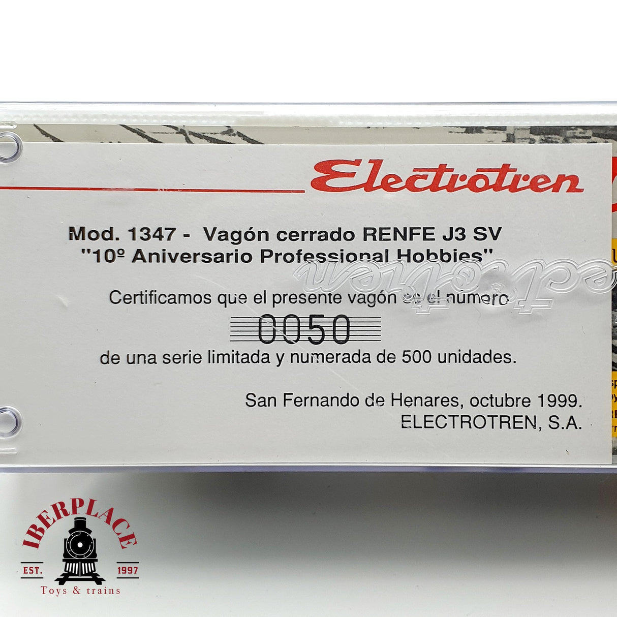 ♻️ DC Electrotren 1347 vagón tajo de vías y obras RENFE H0 escala 1:87 A28
