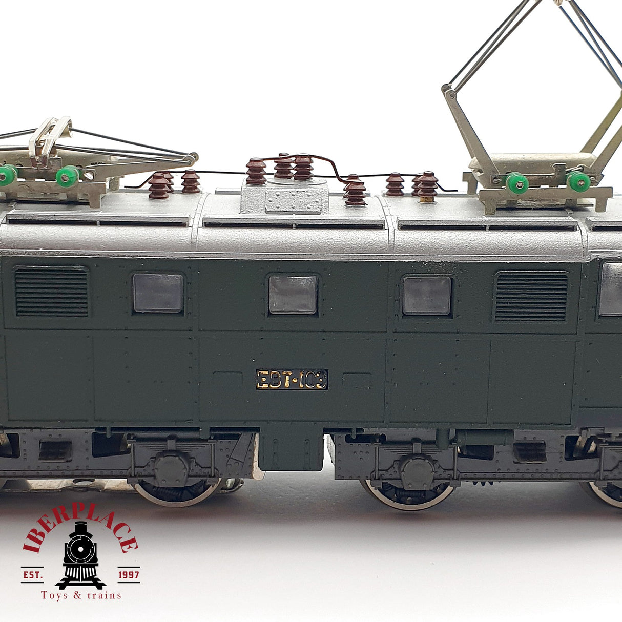 ♻️ AC Liliput Locomotora Eléctrica EBT 103 verde H0 escala 1:87