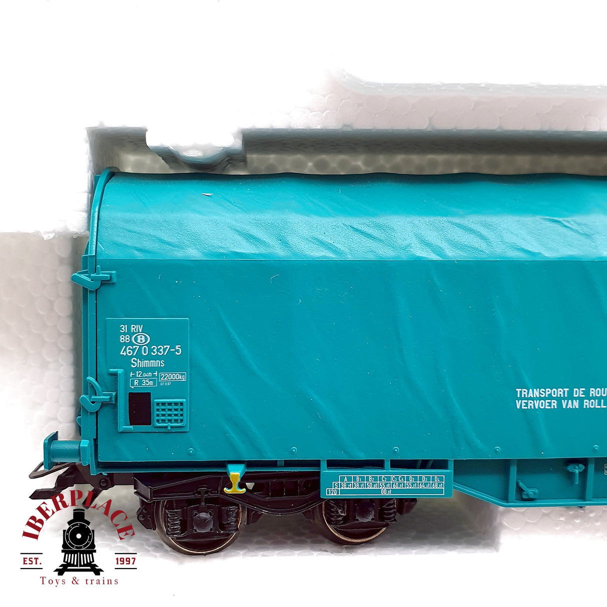 ♻️ Märklin 47205 set de vagones para bobinas de acero laminado B Cargo H0 escala 1:87 A28