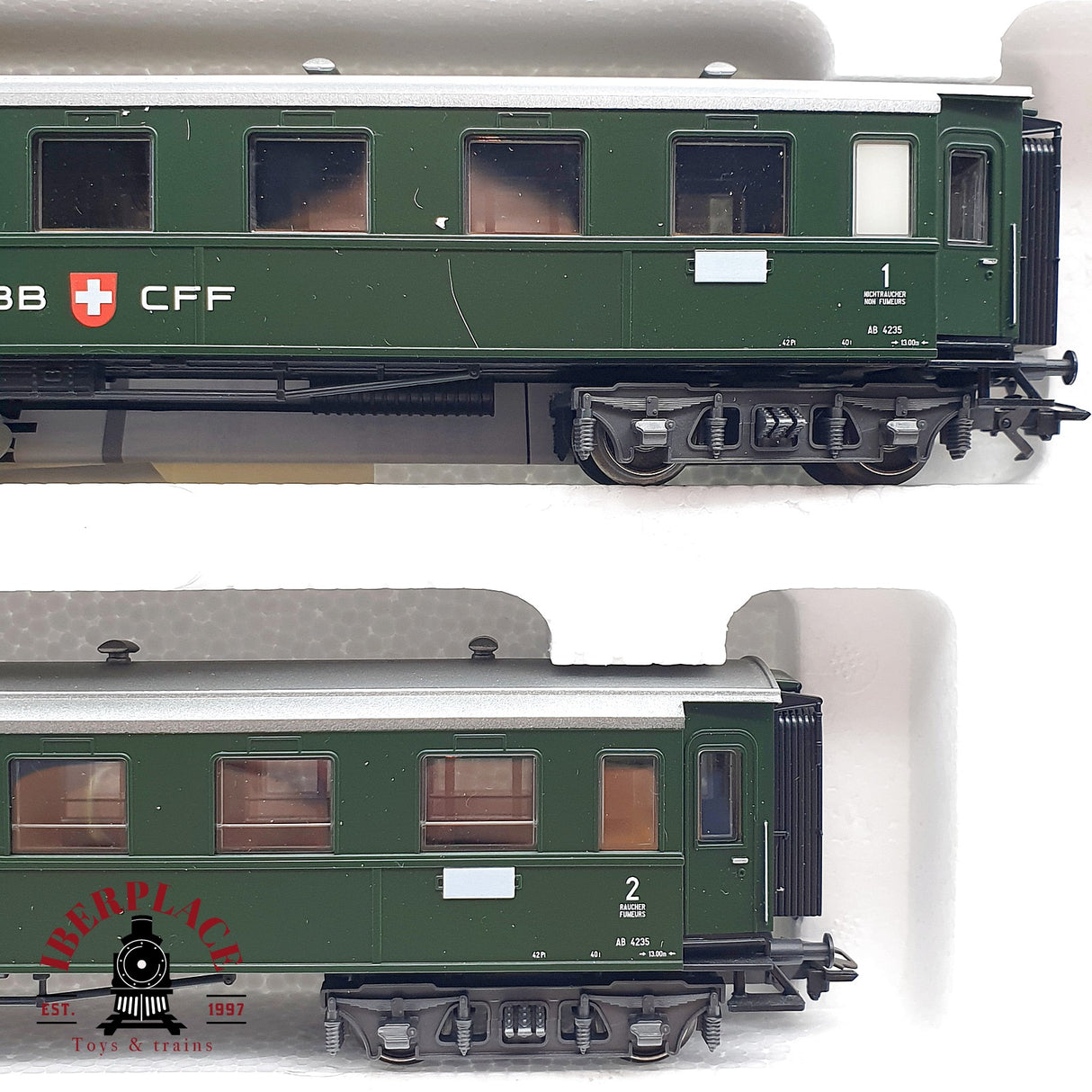 ♻️ Märklin 42383 Set de coches clásicos de la SBB clase 1-2 H0 escala 1:87 A28 2/2