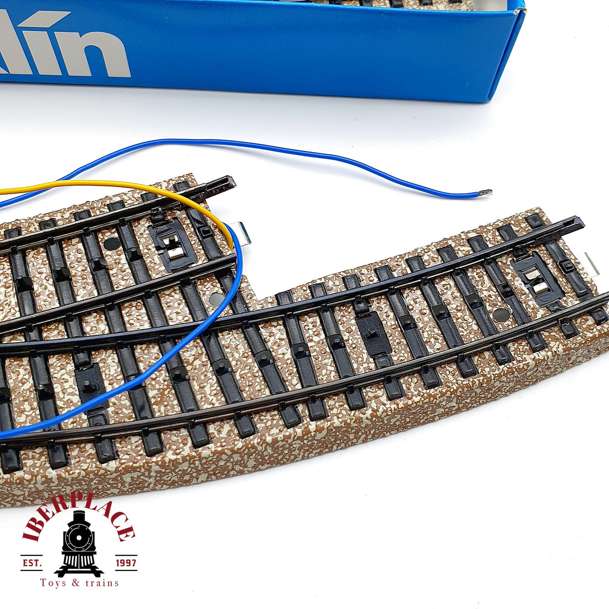 ♻️ Märklin 5141 Desvíos eléctricos curvos sistema M H0 escala 1:87