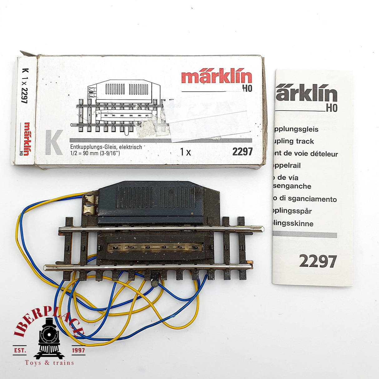 ♻️ Märklin 2297 via de desenganche eléctrico sistema K H0 escala 1:87