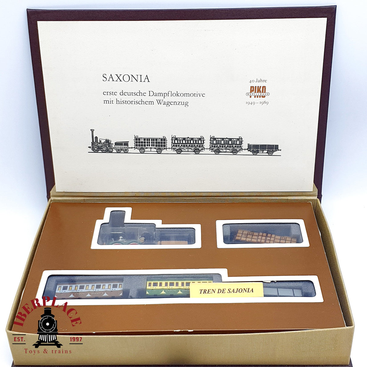 ♻️ AC PIKO Tren de Sajonia 1949 - 1989 H0 escala 1:87 A28