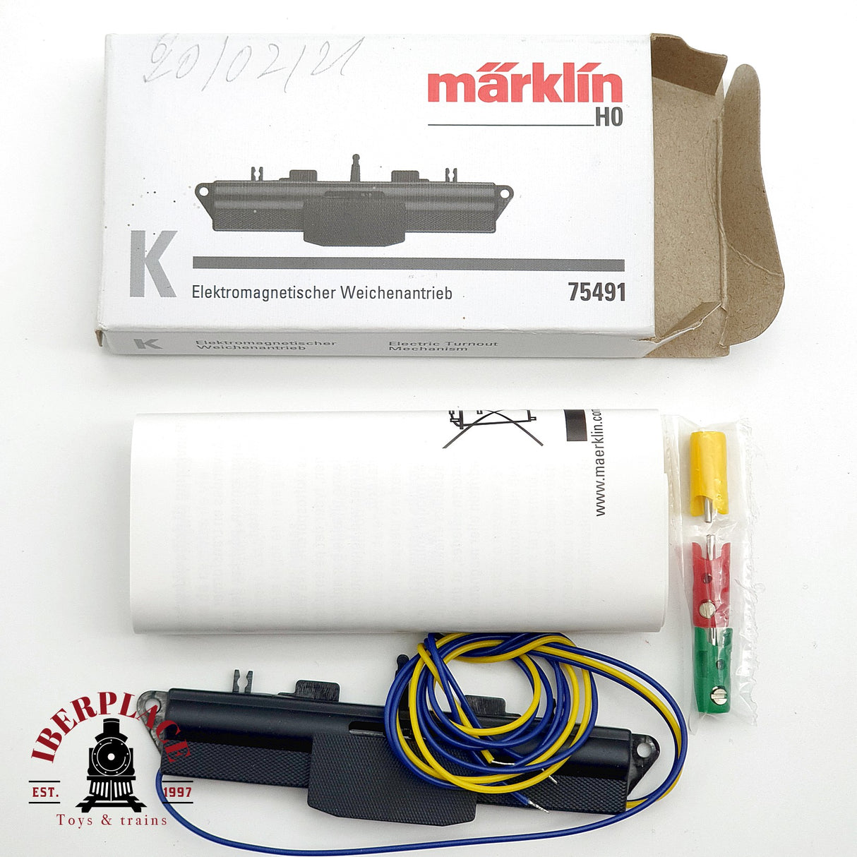 ♻️ Märklin 75491 Motor para desvio sistema K H0 escala 1:87
