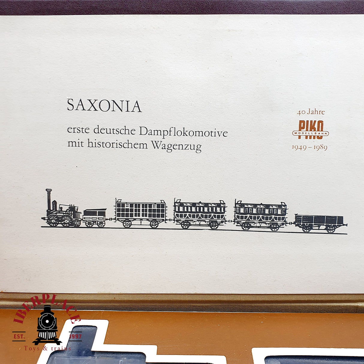 ♻️ AC PIKO Tren de Sajonia 1949 - 1989 H0 escala 1:87 A28