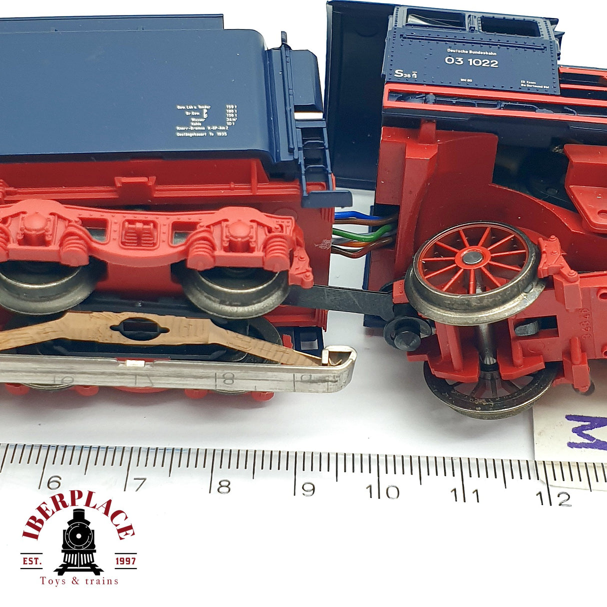 ♻️ AC Märklin Digital Locomotora BR 03 1022 DB Azul H0 escala 1:87
