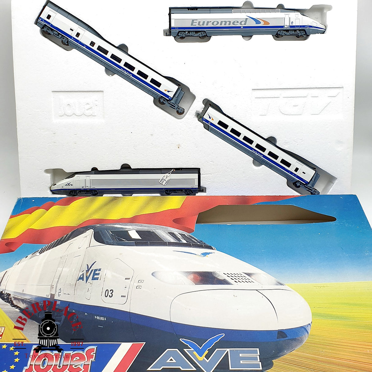 ♻️ DC Jouef 7405 Set de tren RENFE Ave Euromed H0 escala 1:87 A28