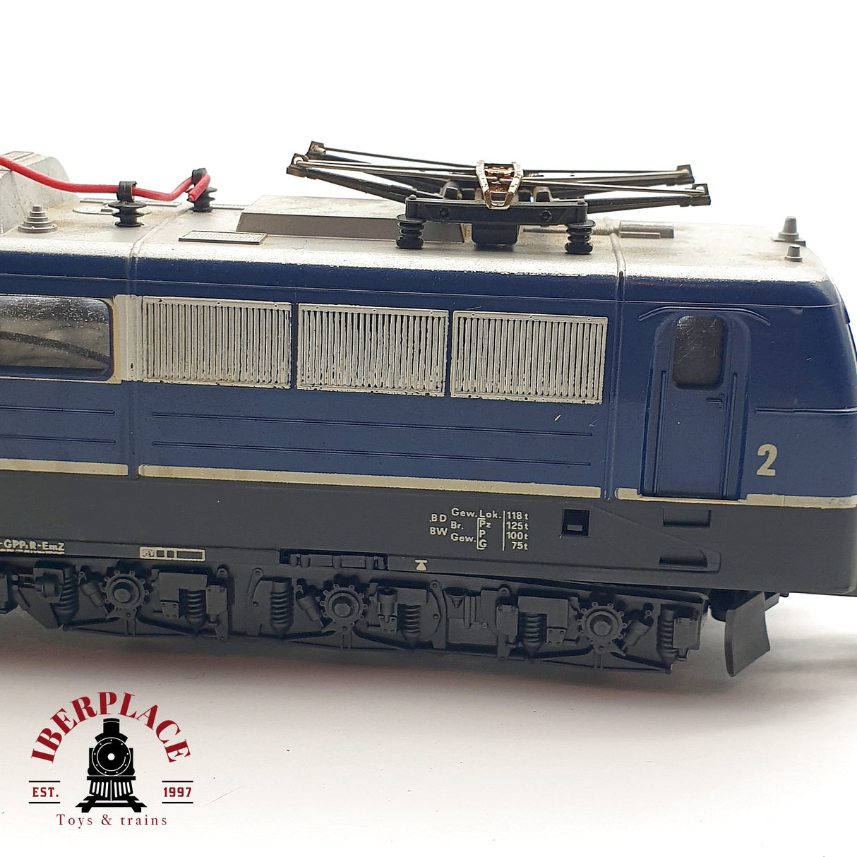 ♻️ DC Lima Locomotora Eléctrica DB 151 002-1 Azul H0 escala 1:87
