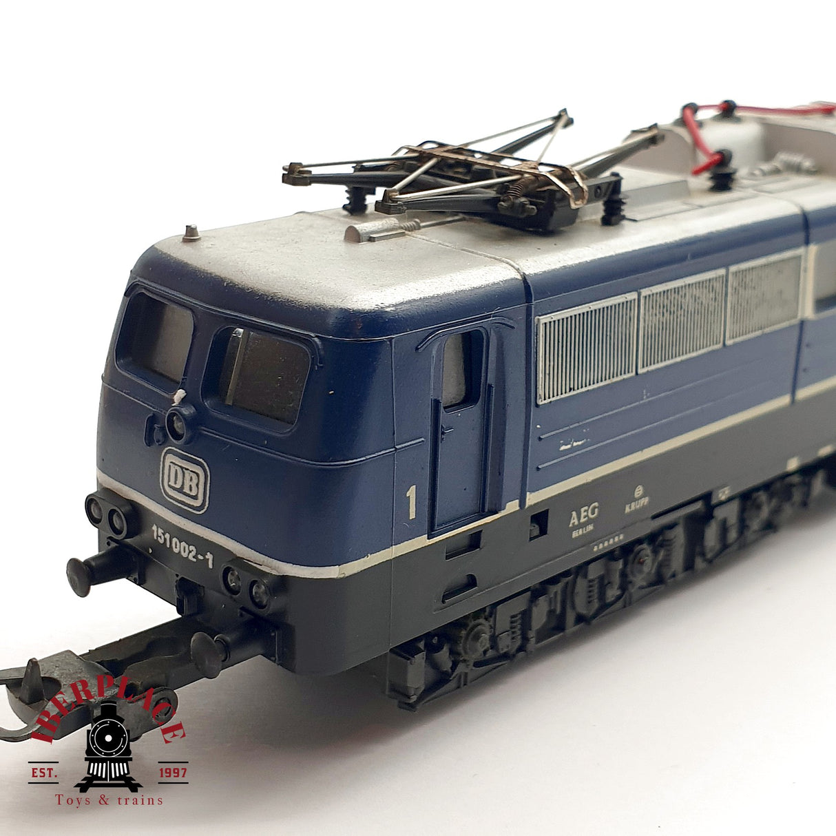 ♻️ DC Lima Locomotora Eléctrica DB 151 002-1 Azul H0 escala 1:87