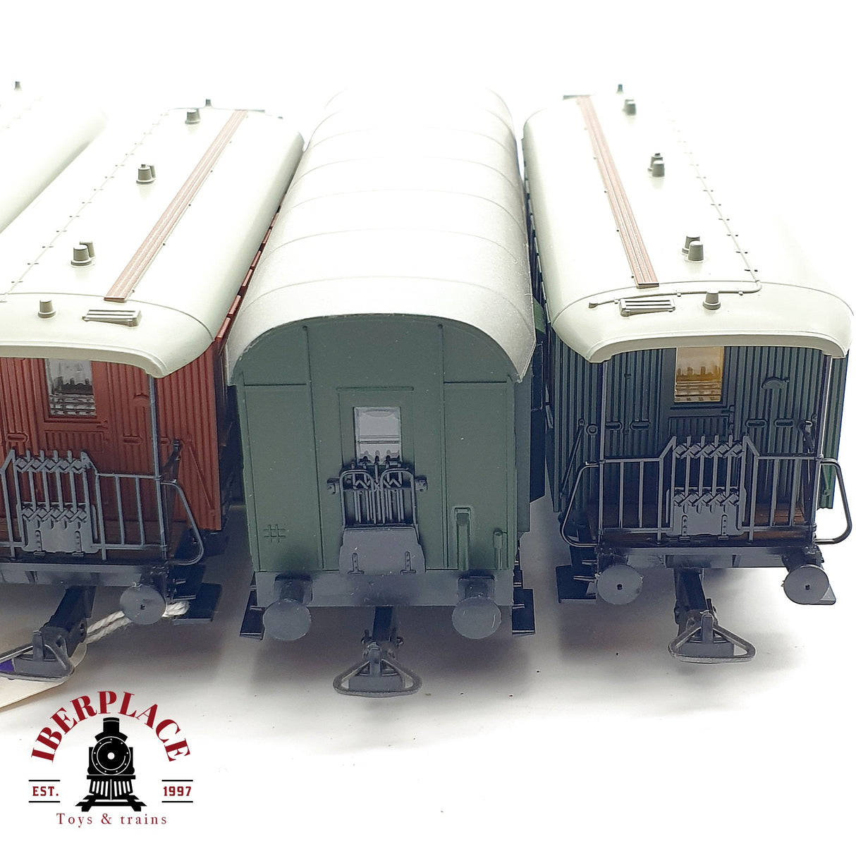♻️ DC 5x Kleinbahn vagones pasajero y equipaje 368 370 H0 escala 1:87 A28