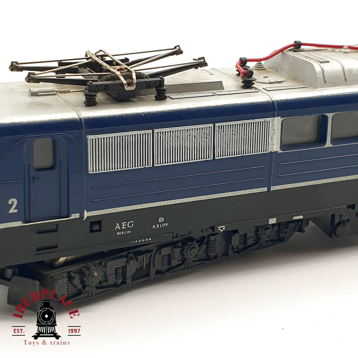 ♻️ DC Lima Locomotora Eléctrica DB 151 002-1 Azul H0 escala 1:87