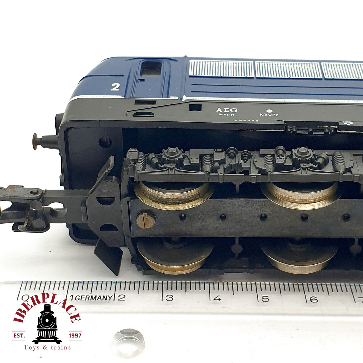 ♻️ DC Lima Locomotora Eléctrica DB 151 002-1 Azul H0 escala 1:87