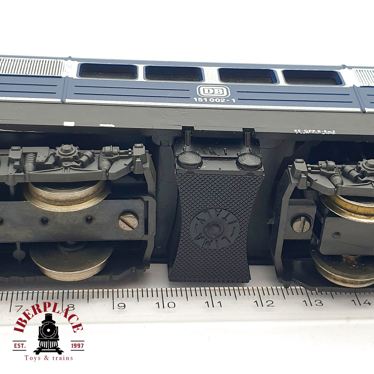 ♻️ DC Lima Locomotora Eléctrica DB 151 002-1 Azul H0 escala 1:87