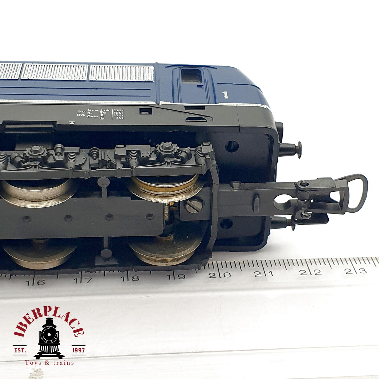 ♻️ DC Lima Locomotora Eléctrica DB 151 002-1 Azul H0 escala 1:87
