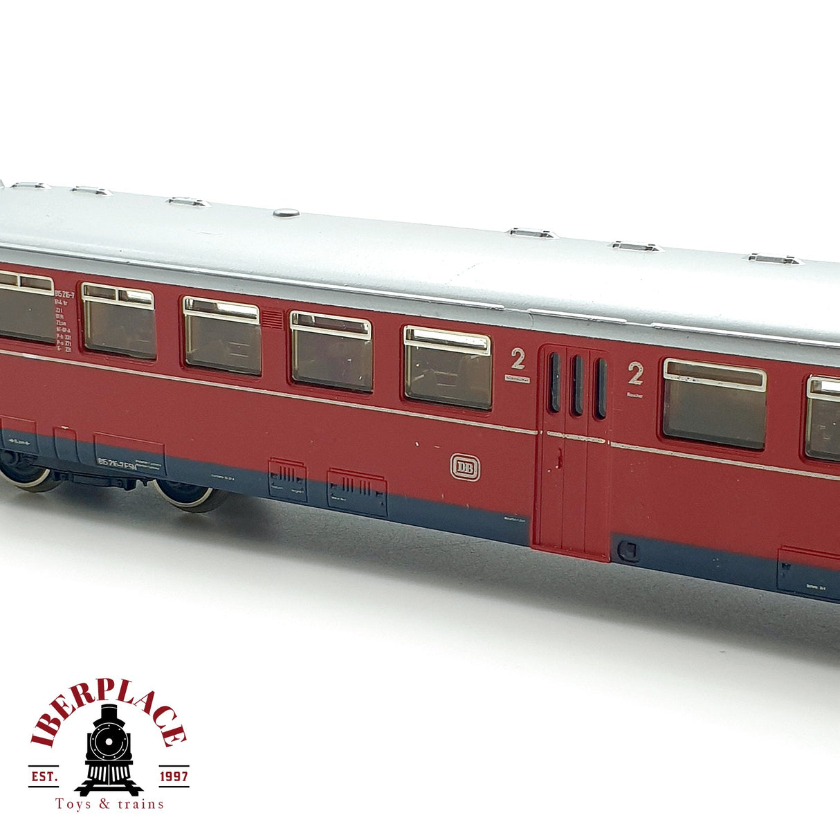 ♻️ AC Märklin 3076 tren automotor diesel con remolque DB H0 escala 1:87 A28