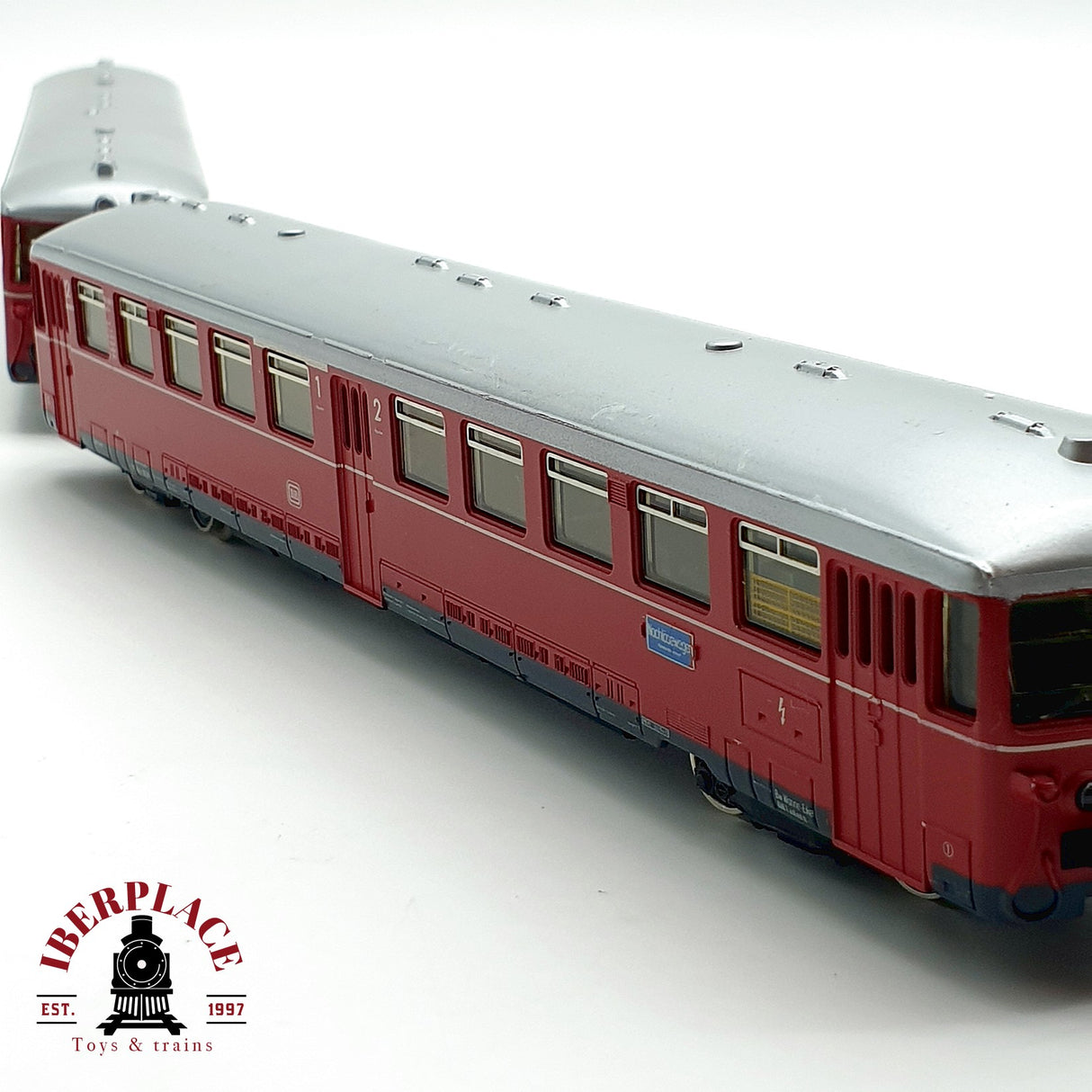 ♻️ AC Märklin 3076 tren automotor diesel con remolque DB H0 escala 1:87 A28