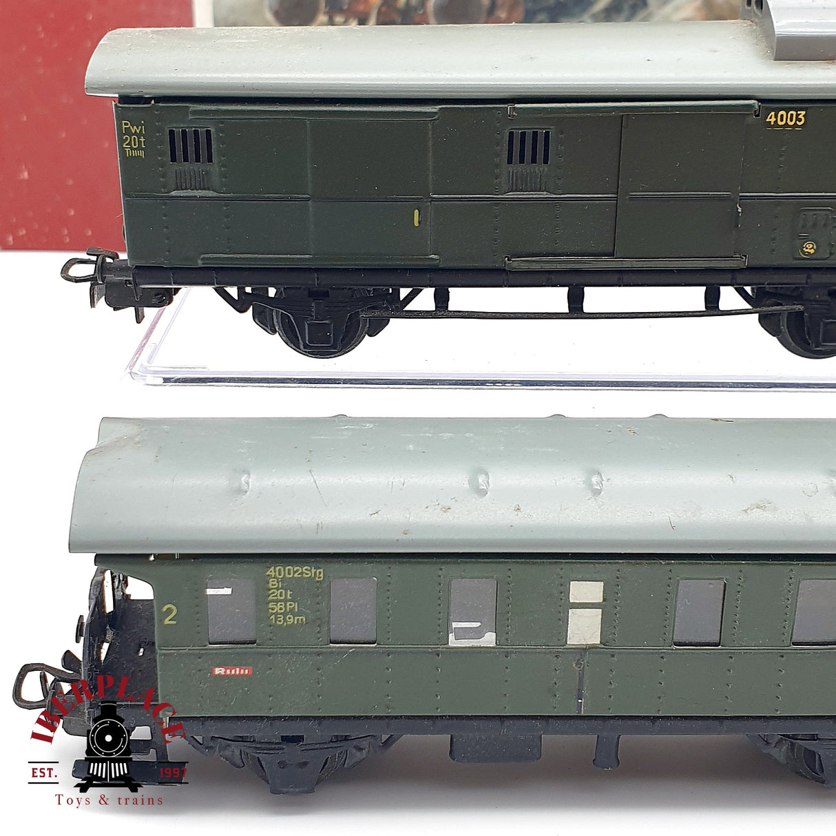 ♻️ AC Märklin 3137 antiguo set incompleto solo vagones pasajeros en metal H0 escala 1:87