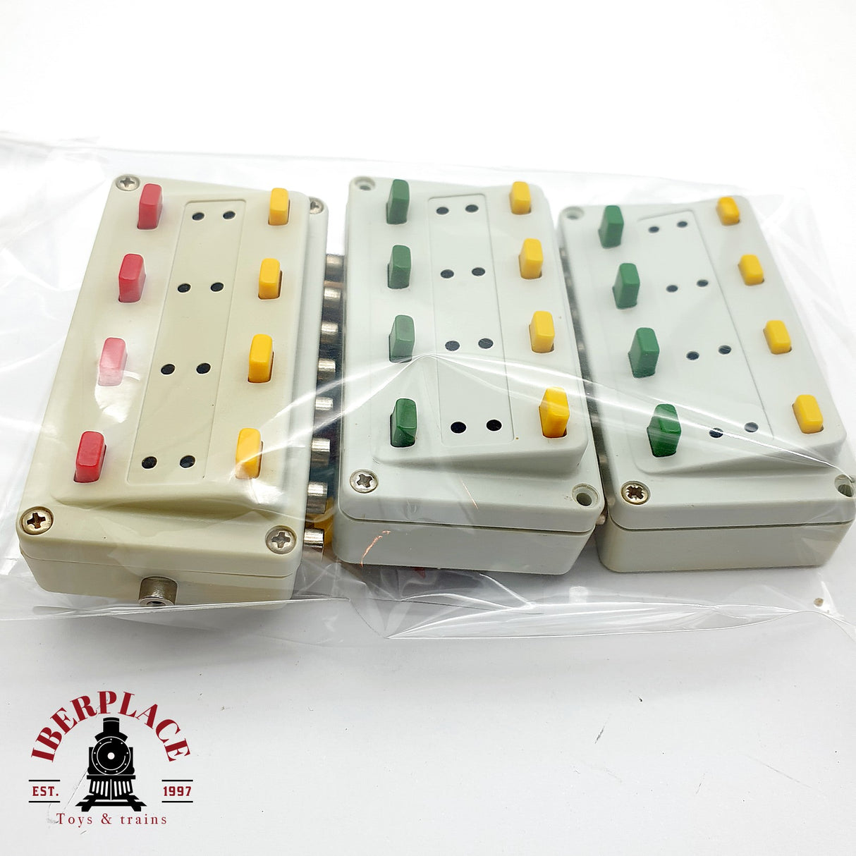 ♻️ 3x Märklin 7273 72740 paneles de control pupitres de mando H0 escala 1:87 A28