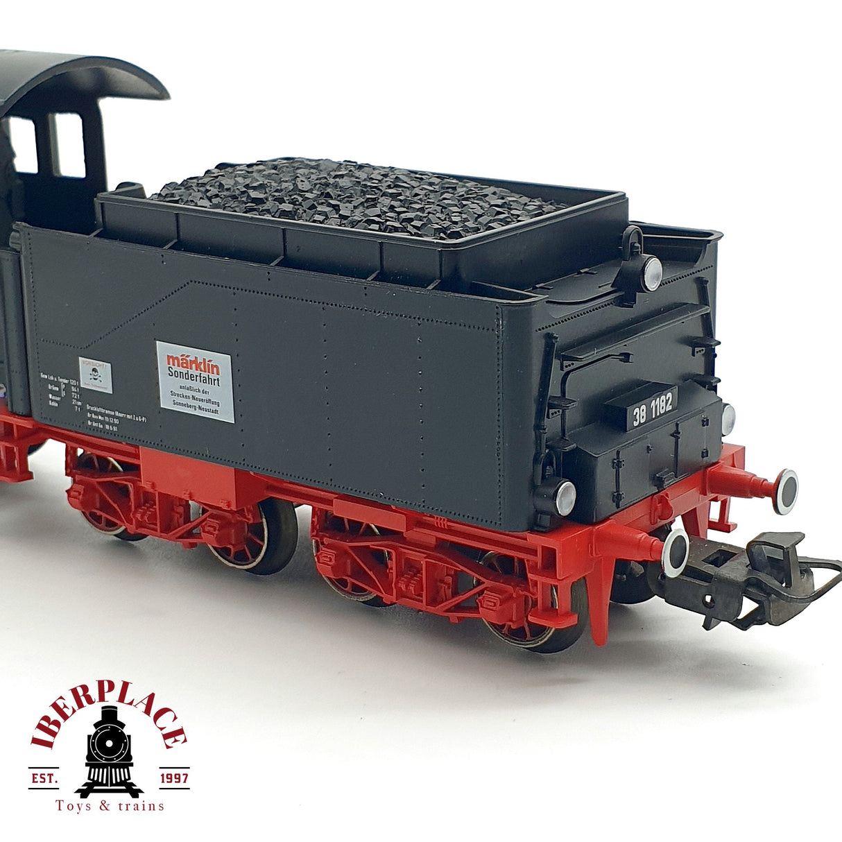 ♻️ AC Märklin 3098 Locomotora BR 38 1182 DB negra H0 escala 1:87