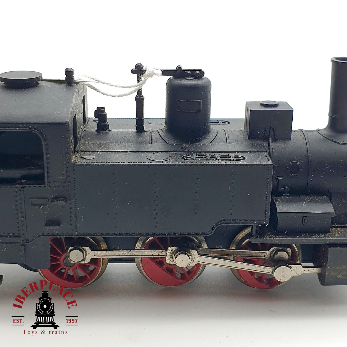 ♻️ DC Rivarossi Locomotora de vapor negra H0 escala 1:87 A28