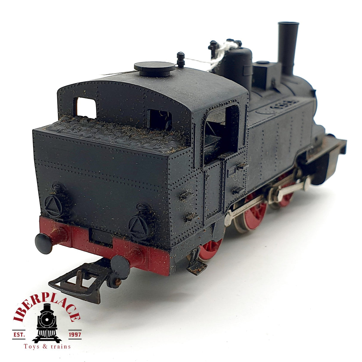 ♻️ DC Rivarossi Locomotora de vapor negra H0 escala 1:87 A28