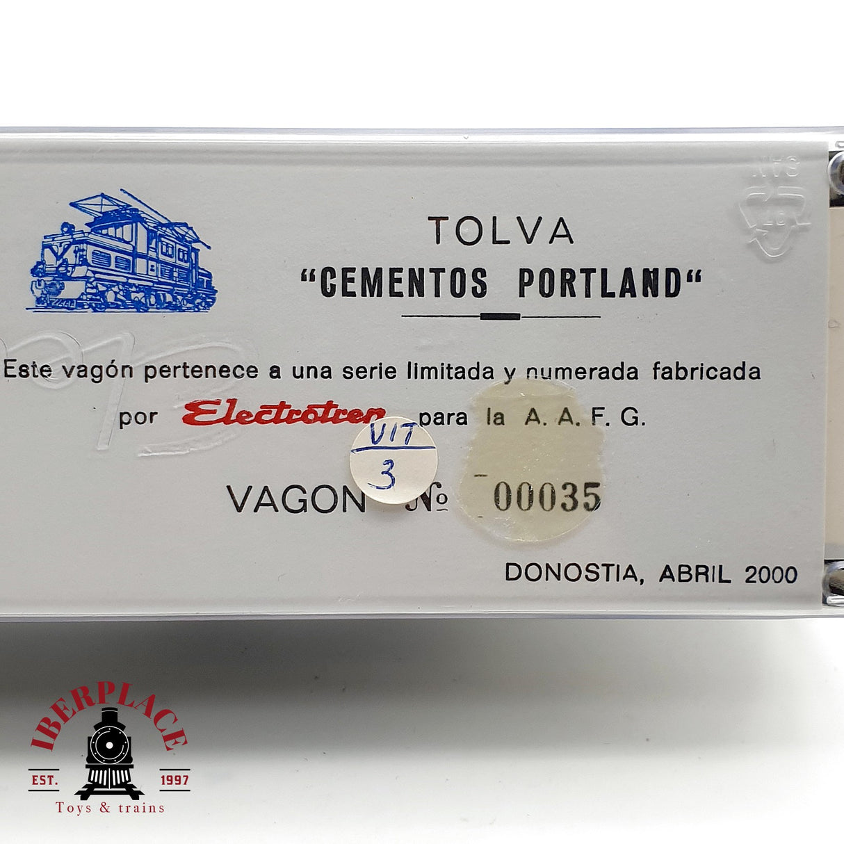 ♻️ DC Electrotren 5440K vagon cementos portland A.A.F.G RENFE H0 escala 1:87 A28